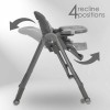 Bebe Stars Καρέκλα Φαγητού-Κούνια Nuovo 2σε1 Grey 867-186